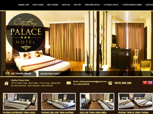 Website khách sạn Citybay Palace